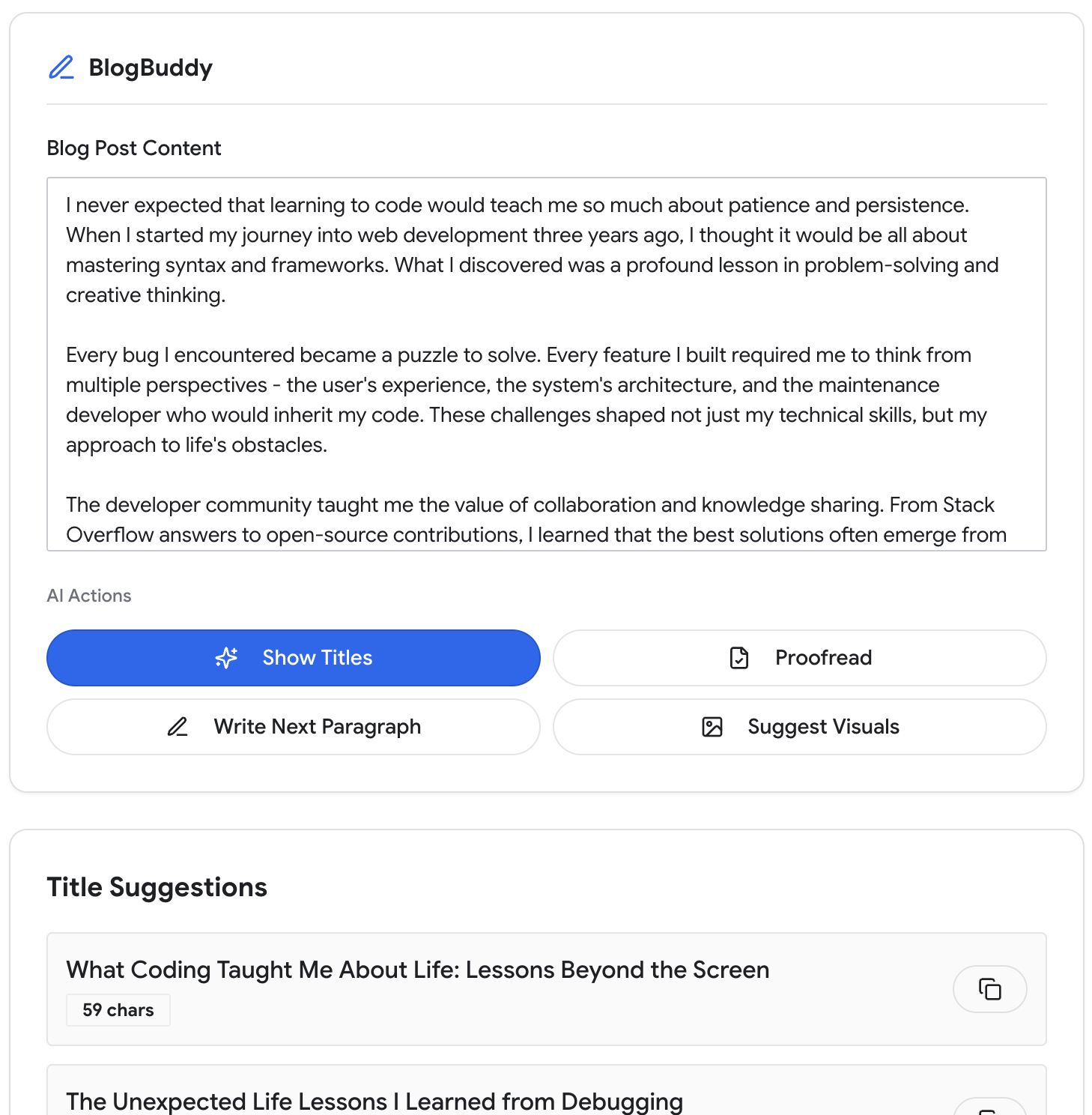 BlogBuddy
